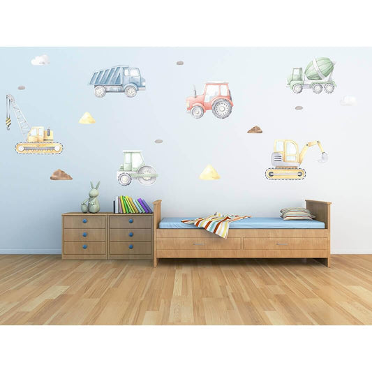 Construction Wall Stickers
