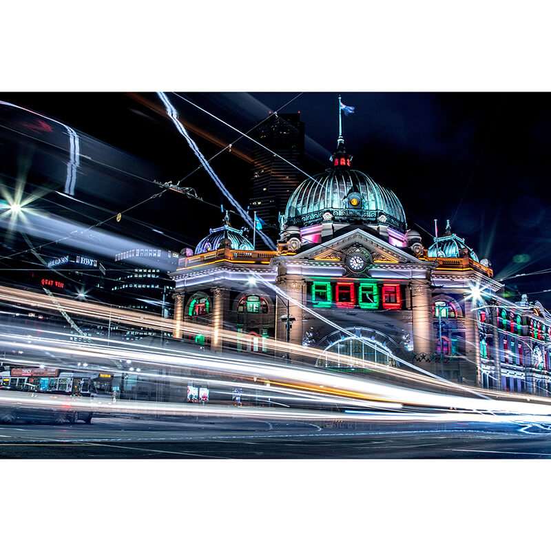 Flinders Street Station Melbourne Wall Mural