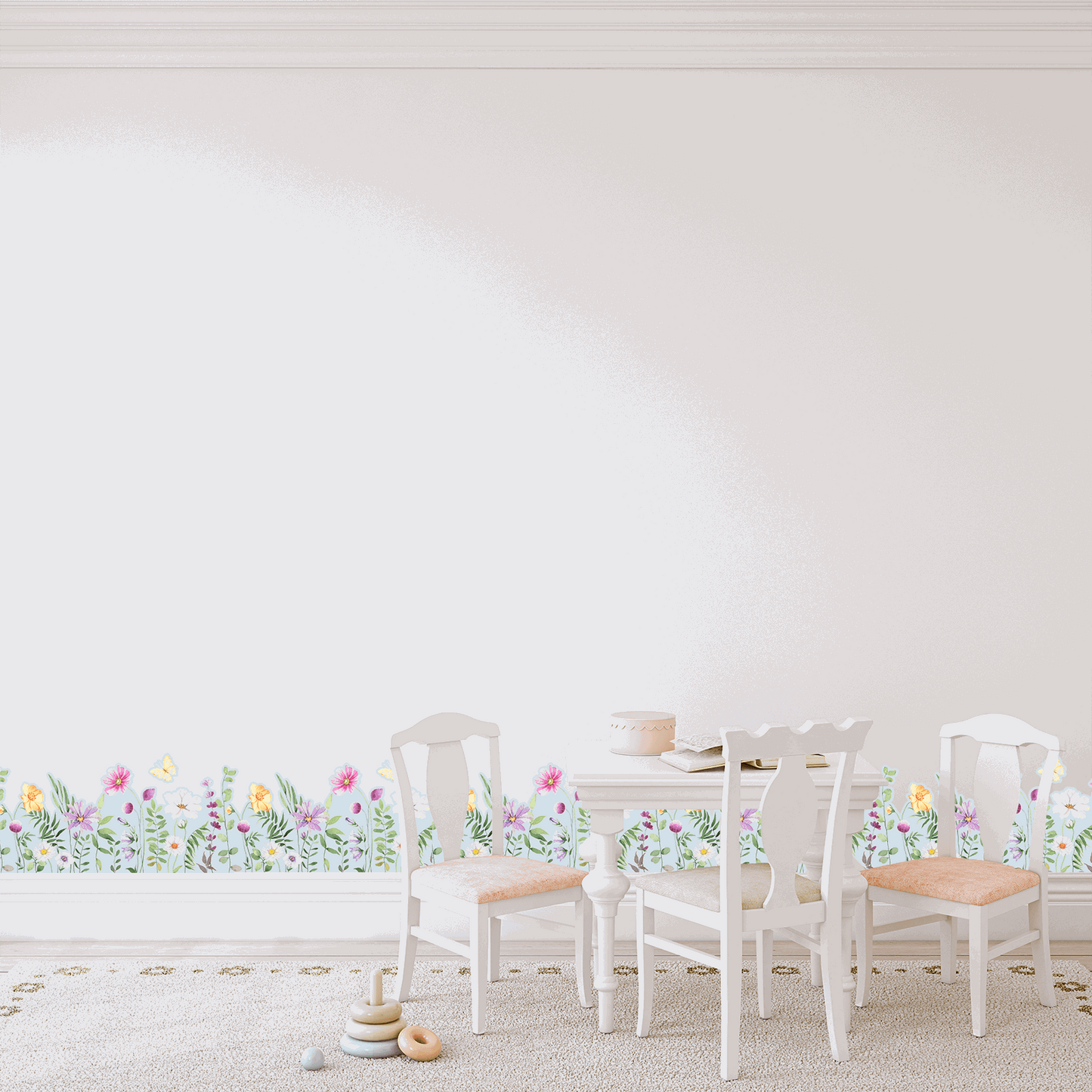 Wildflower Border Wall Stickers