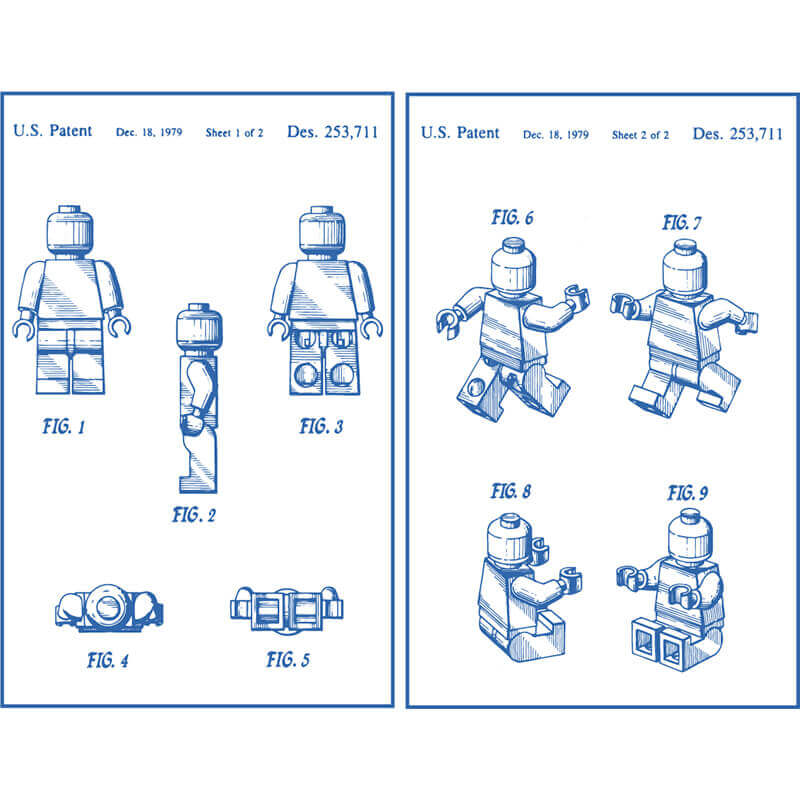 Toy Bricks Wall Stickers