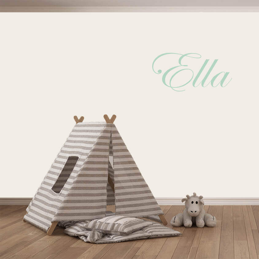 Name Wall Stickers are also the perfect way to welcome a newborn! And what child doesn't love seeing their name on things?!