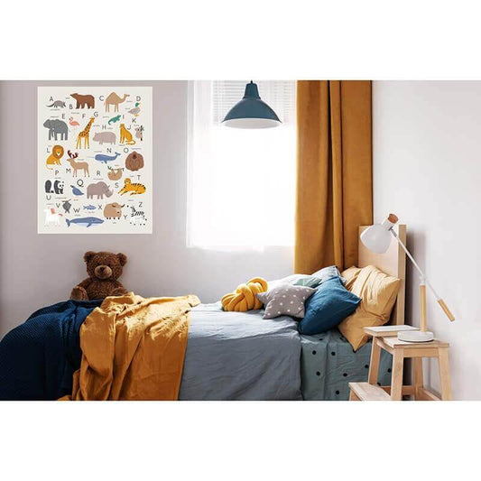 Animals of the World Alphabet Wall Sticker