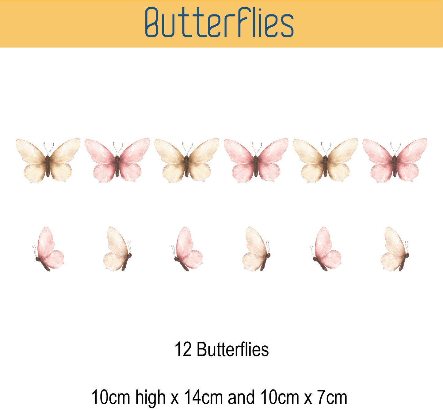 Butterfly Wall Sticker Decals
