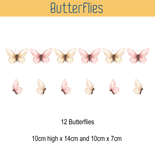 Butterfly Wall Sticker Decals