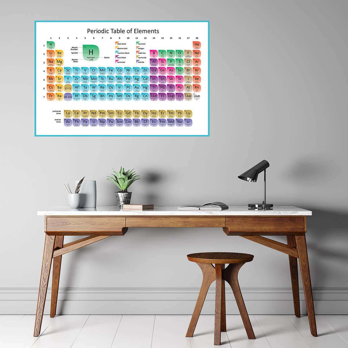 Periodic Table of Elements Wall Sticker