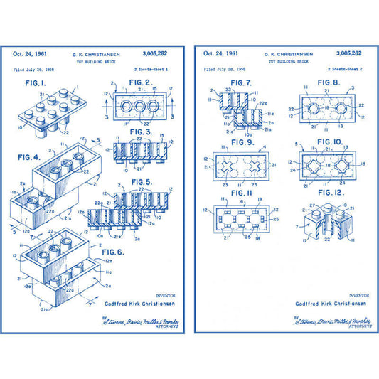 Toy Bricks Wall Stickers
